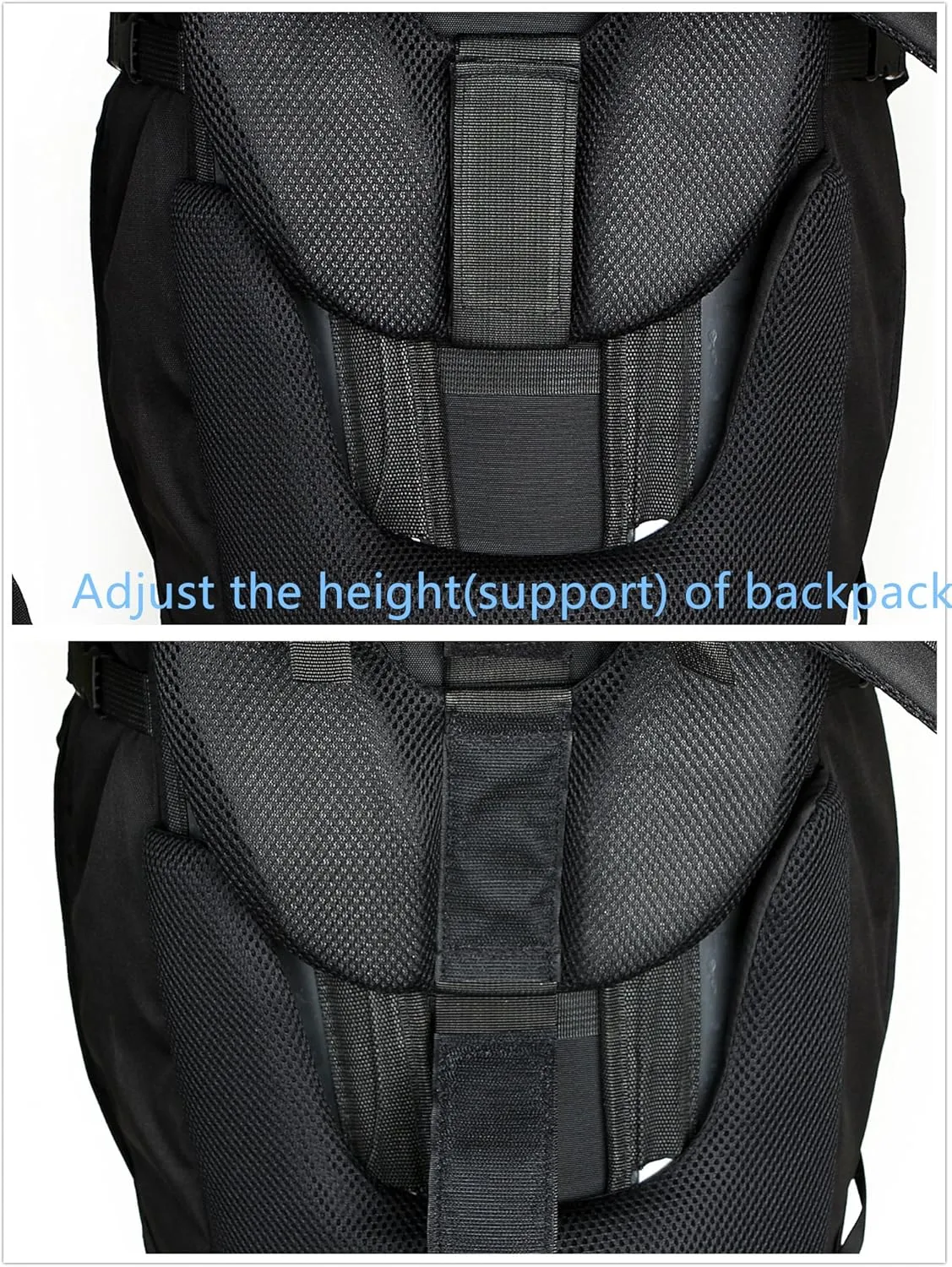 UNISTRENGH 80L Internal Frame Backpack Hiking Camping Backpacking Water Resistant Pack Trekking Bag with RainCover (Red)