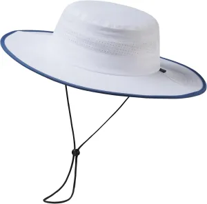 UPF 50  Foldable Brim Water-Resistant Sun Bucket Hat with Laser Perforated Mesh Adjustable for Men Women Outdoor