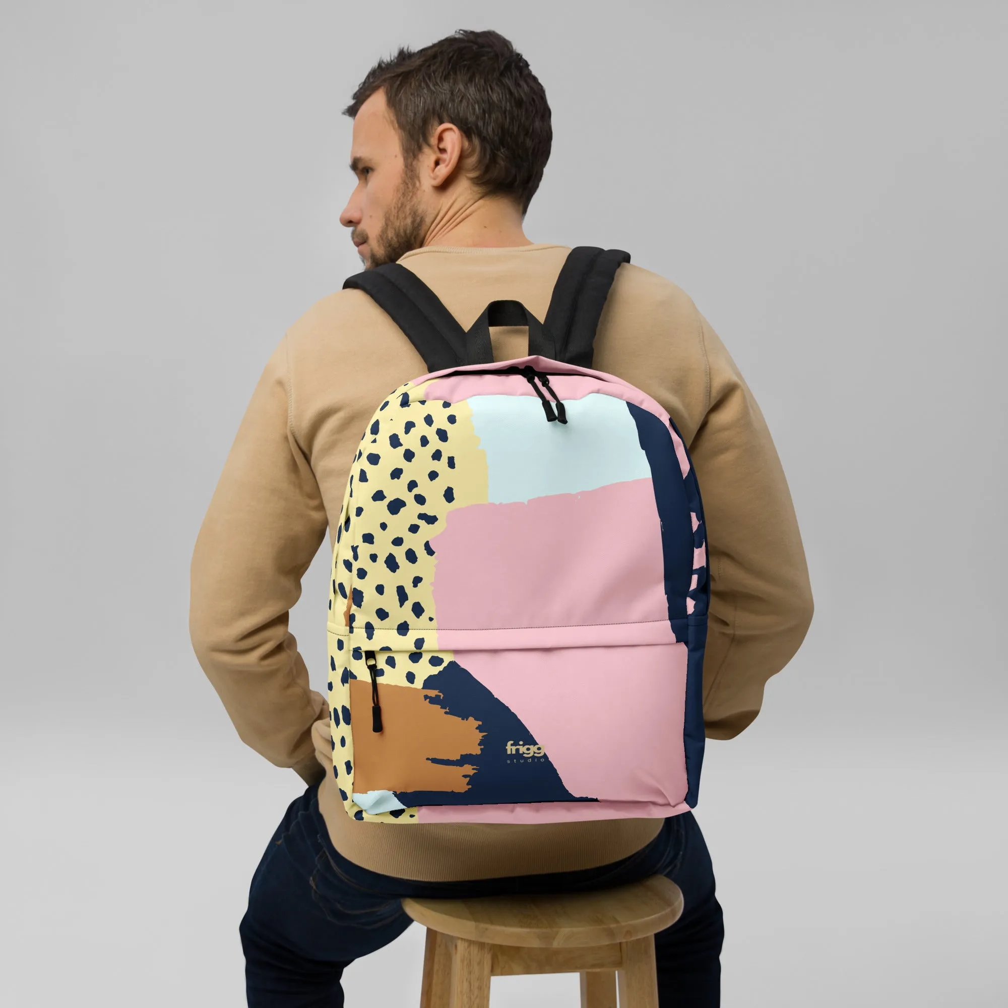 URBAN SAFARI - WATER-RESISTANT BACKPACK WITH LAPTOP POCKET