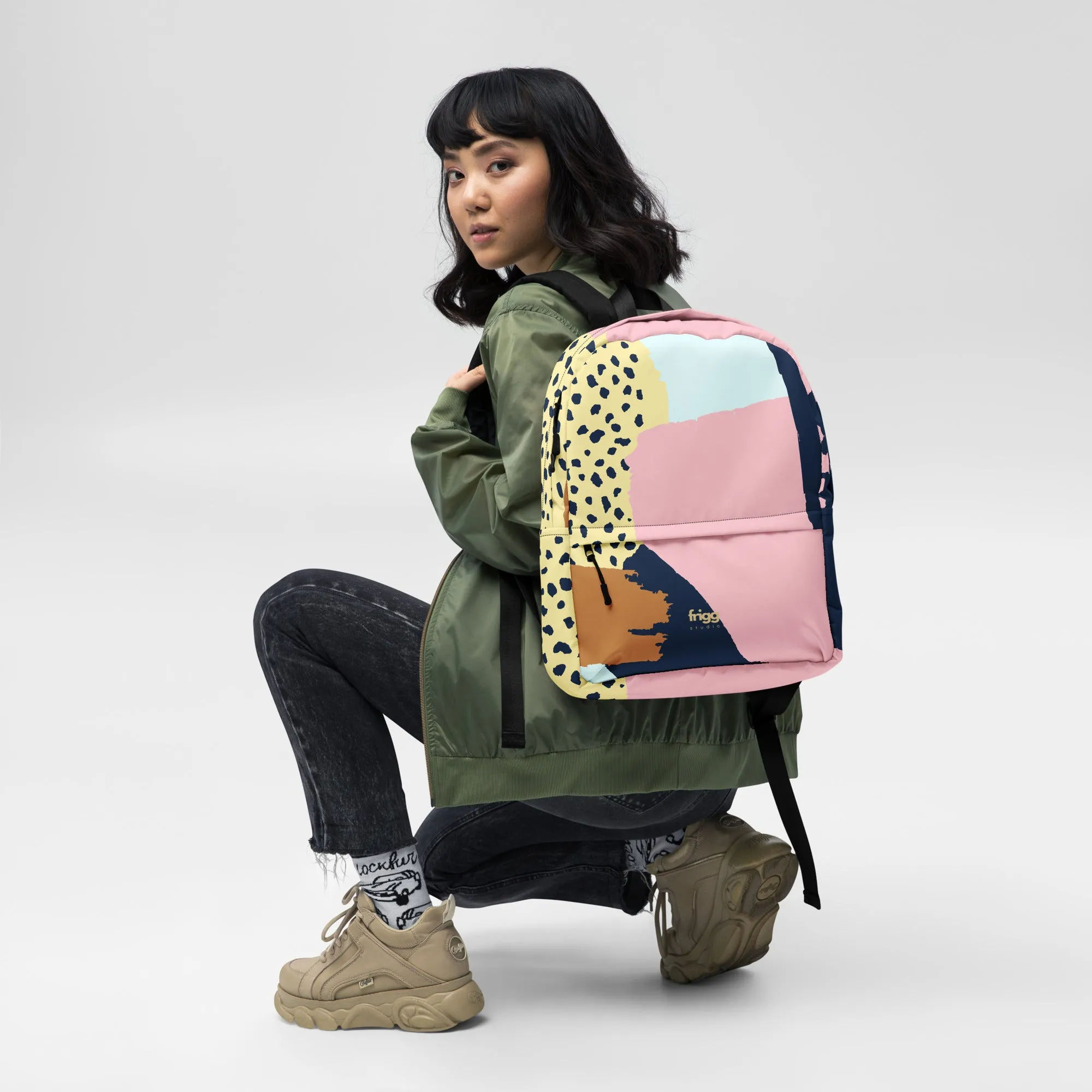 URBAN SAFARI - WATER-RESISTANT BACKPACK WITH LAPTOP POCKET
