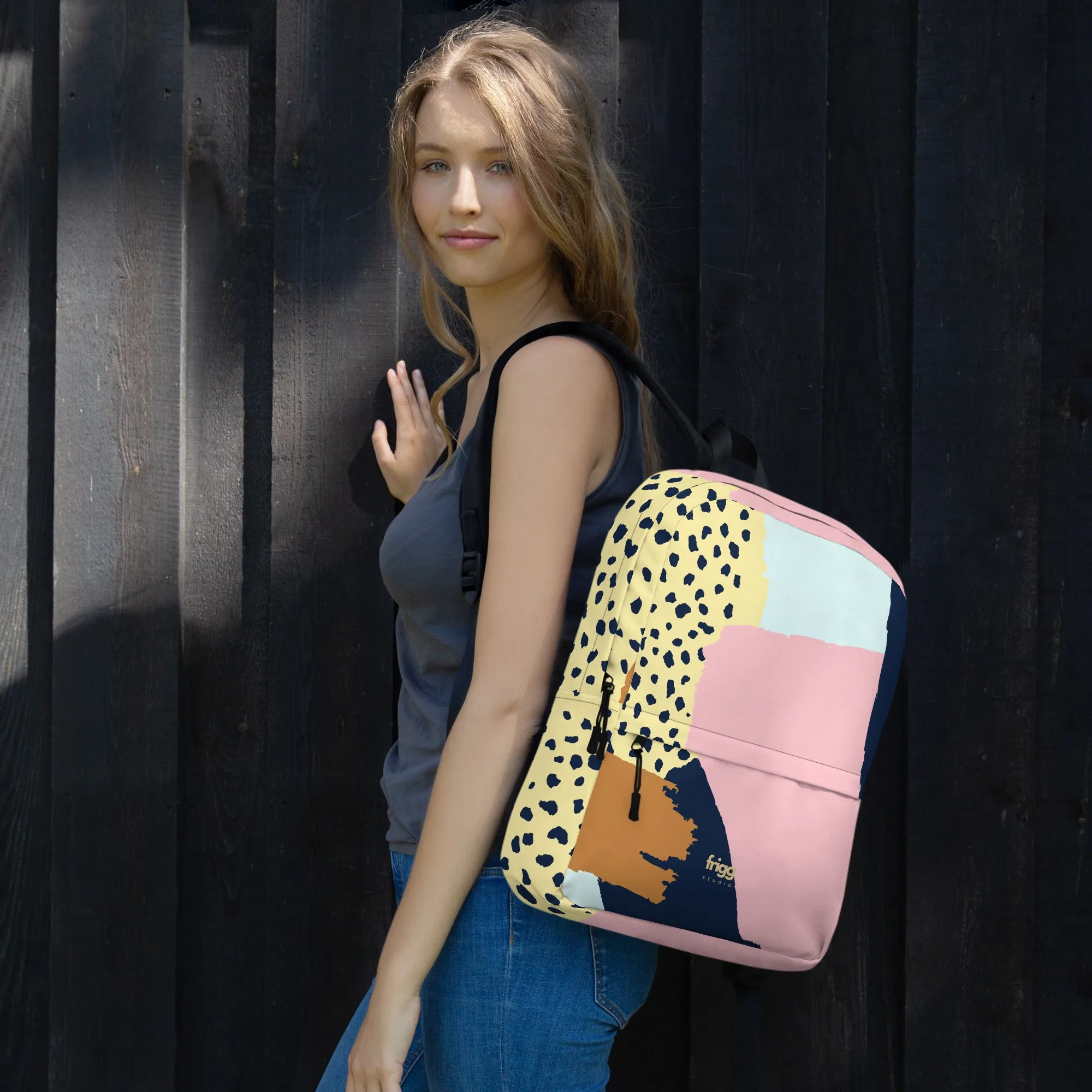 URBAN SAFARI - WATER-RESISTANT BACKPACK WITH LAPTOP POCKET