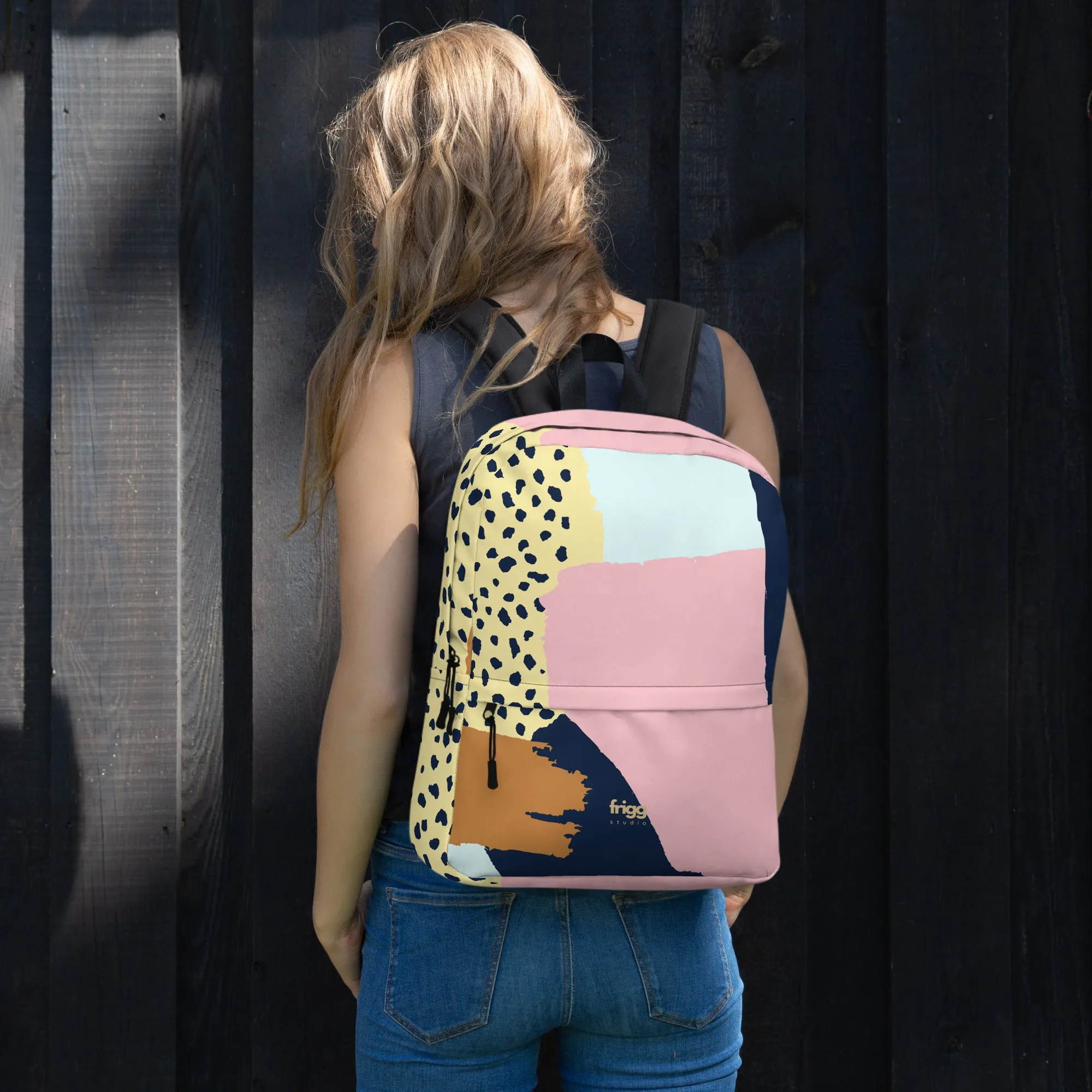 URBAN SAFARI - WATER-RESISTANT BACKPACK WITH LAPTOP POCKET