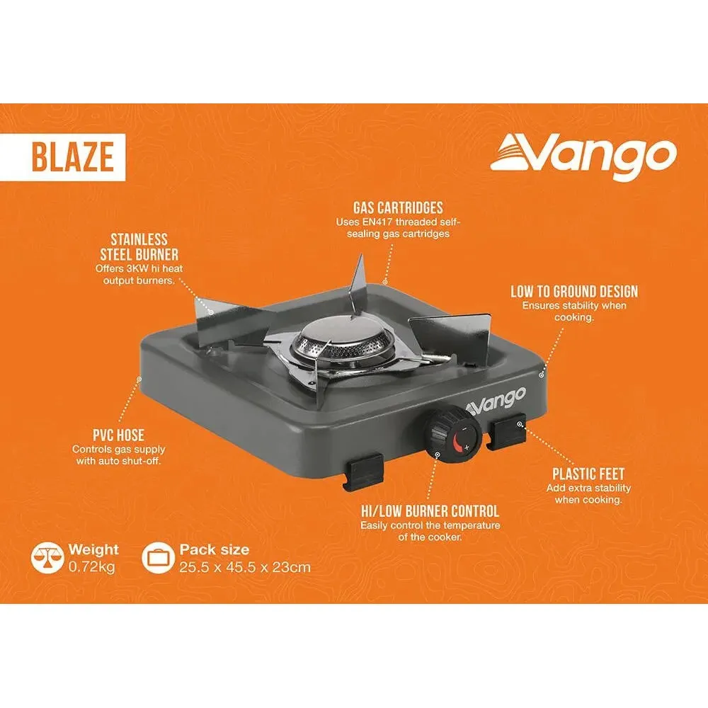 Vango Blaze Grey Camping Stove