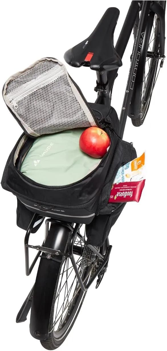 VAUDE Unisex's Silkroad Plus (UniKlip) Bike Backpack, Black, one Size