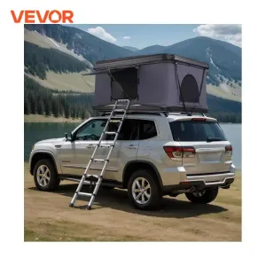 VEVOR Hard Shell Rooftop Tent with Ladder and Mattress for SUV Jeep Truck Van