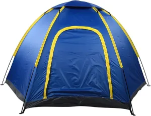 VGEBY Large Space Camping Tent with Groundsheet, Resistant, Mesh Window for Ventilation, VGEBYoew1ufgy2t