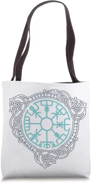 Viking Compass Vegvisir Symbol Tote Bag