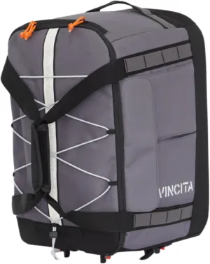 Vincita Voyage B.D.R. Bag For Folding Bike – Backpack, Duffle, Rack Bag Combo with KLICKfix UniKlip 2.0 37L | Water-Resistant, Versatile Design. (Grey)