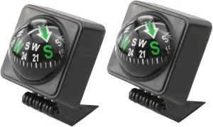 Wakauto Car Decoration 2 Pieces Car Guide Compass Vehicle Navigation Tool Vehicle Navigation Car Decoration Abdominal Fold Decorate