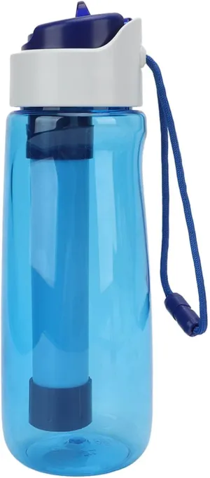 Water Bottle Filtered 750ML Portable Multi Layer Filtration Purified Water Bottle Cycling
