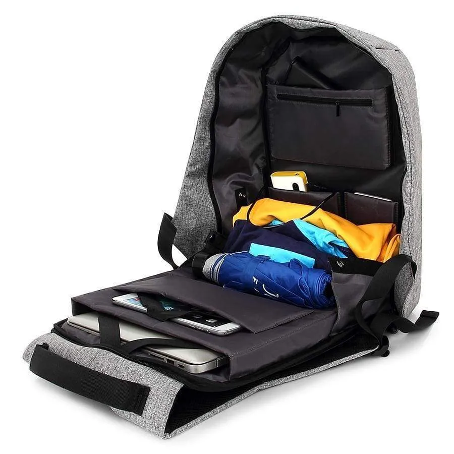 Water Resistant Anti Theft Backpack