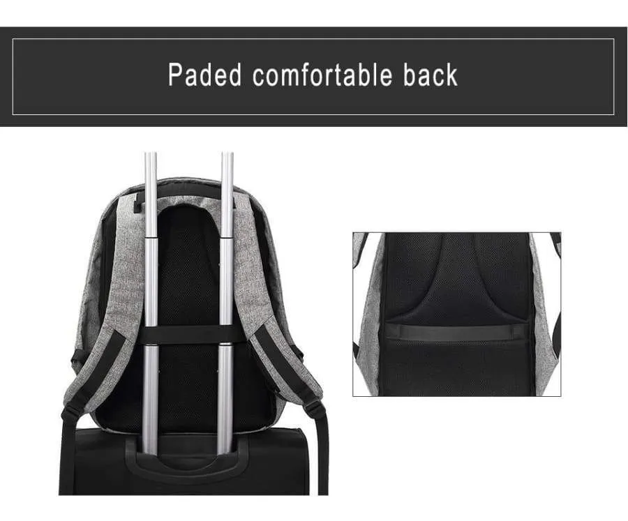 Water Resistant Anti Theft Backpack