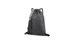 Water-resistant Drawstring Backpack with Earphones Jack