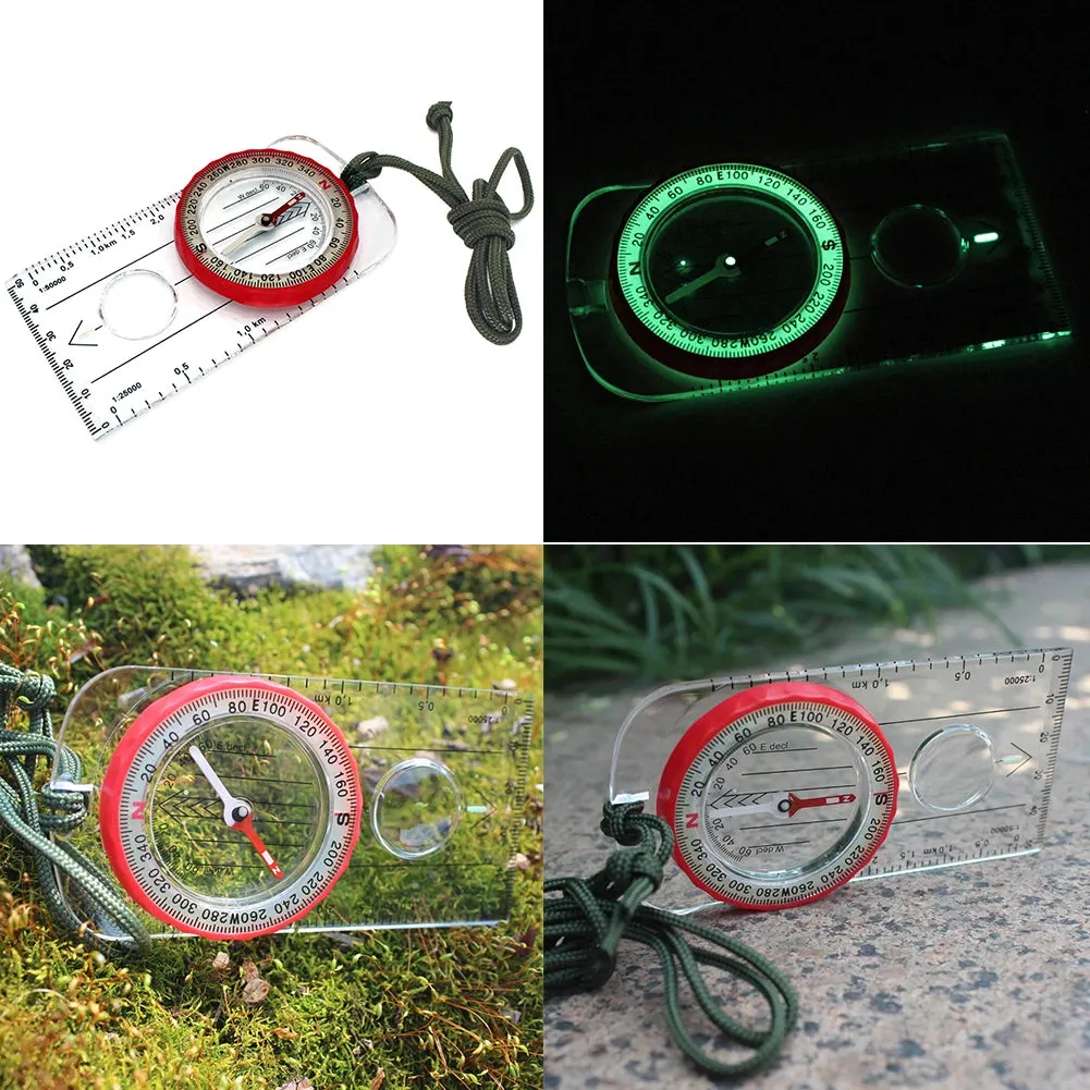 Waterproof Compass Outdoor Luminous GPS Compass Shockproof Adventure Warehouse Compass High Accuracy Multifunctional For Hiking