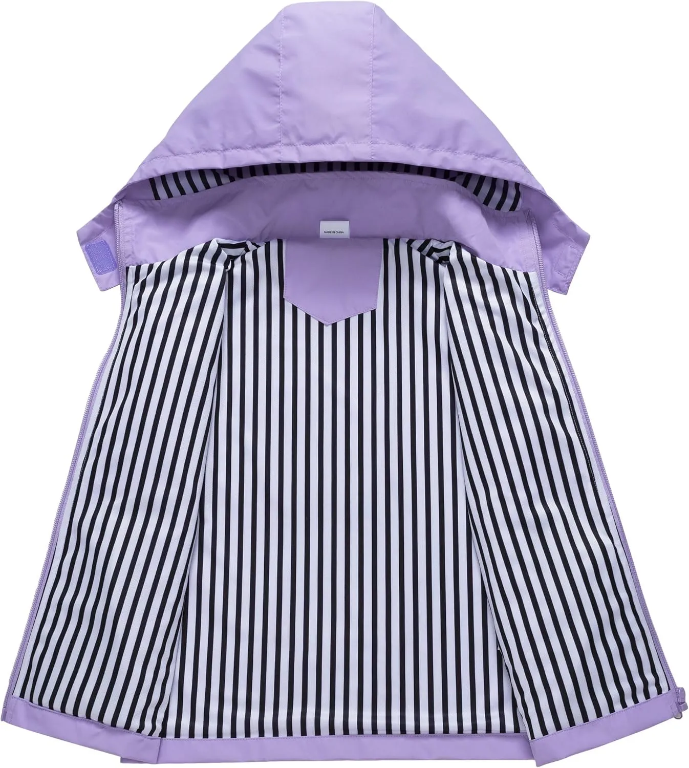 Waterproof Hooded Jacket for Boys Girls,Kids Raincoats Outdoor Windbreaker Dinosaur Rain Jacket