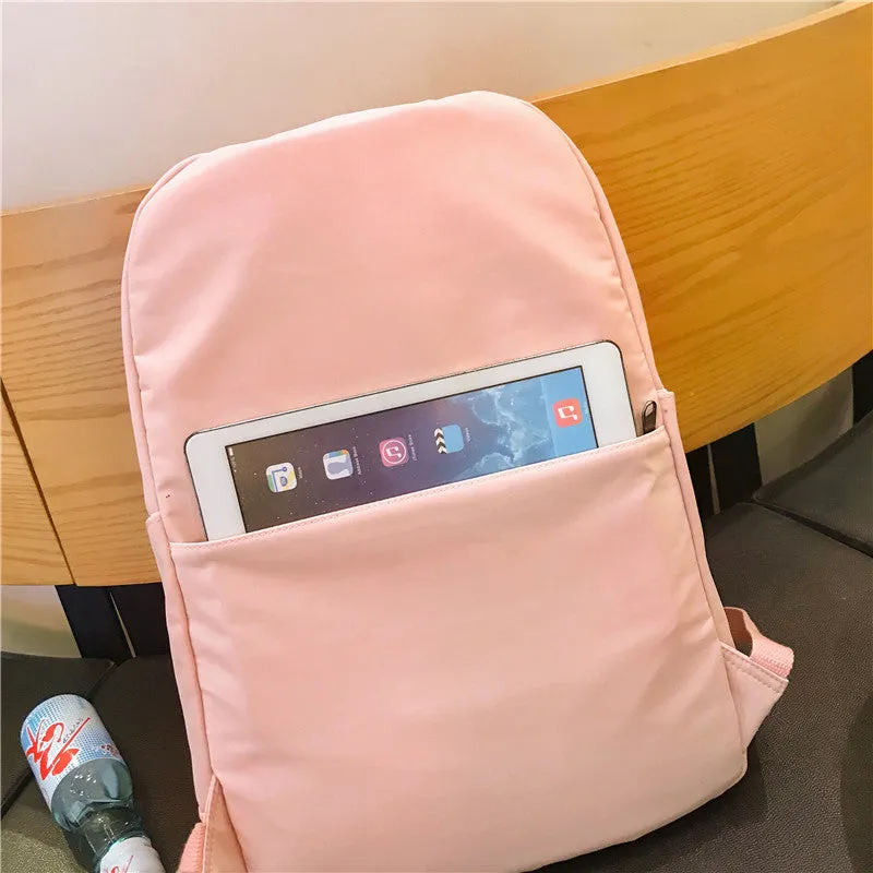 Waterproof Nylon Women Backpack Female Large capacity high schoolbag Korean Vintage girl Shoulder Bags Travel Bag Mochila
