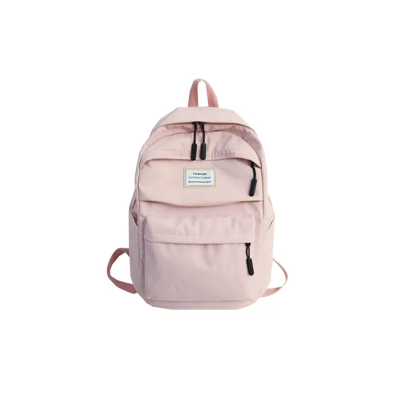 Waterproof Nylon Women Backpack Female Large capacity high schoolbag Korean Vintage girl Shoulder Bags Travel Bag Mochila