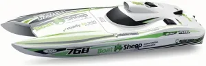 Waterproof RC Boat, 2.4G 30KM/H Full Scale Brushless High Speed Electric Remote Control Boat Model, Water Play Toy Gift for Adult and Teens