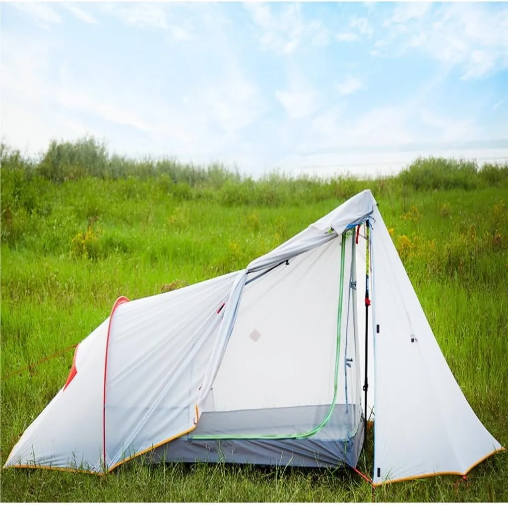 Weatherproof Tents Outdoor Tent Camping Windproof and Rainproof Hiking and Mountaineering Portable Lightweight Double-Layer Tent Camping and Hiking Tents