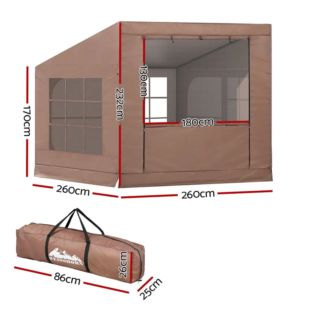 Weisshorn Camping Tent Car SUV Rear Side Canopy Portable Shelter Family Home 4WD-SA_Metro