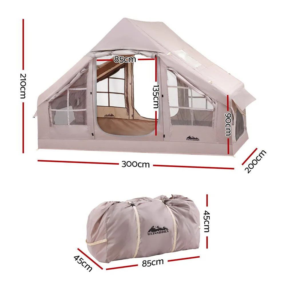 Weisshorn Camping Tent Inflatable Beach Tent 6 Person 300CM-REMOTE