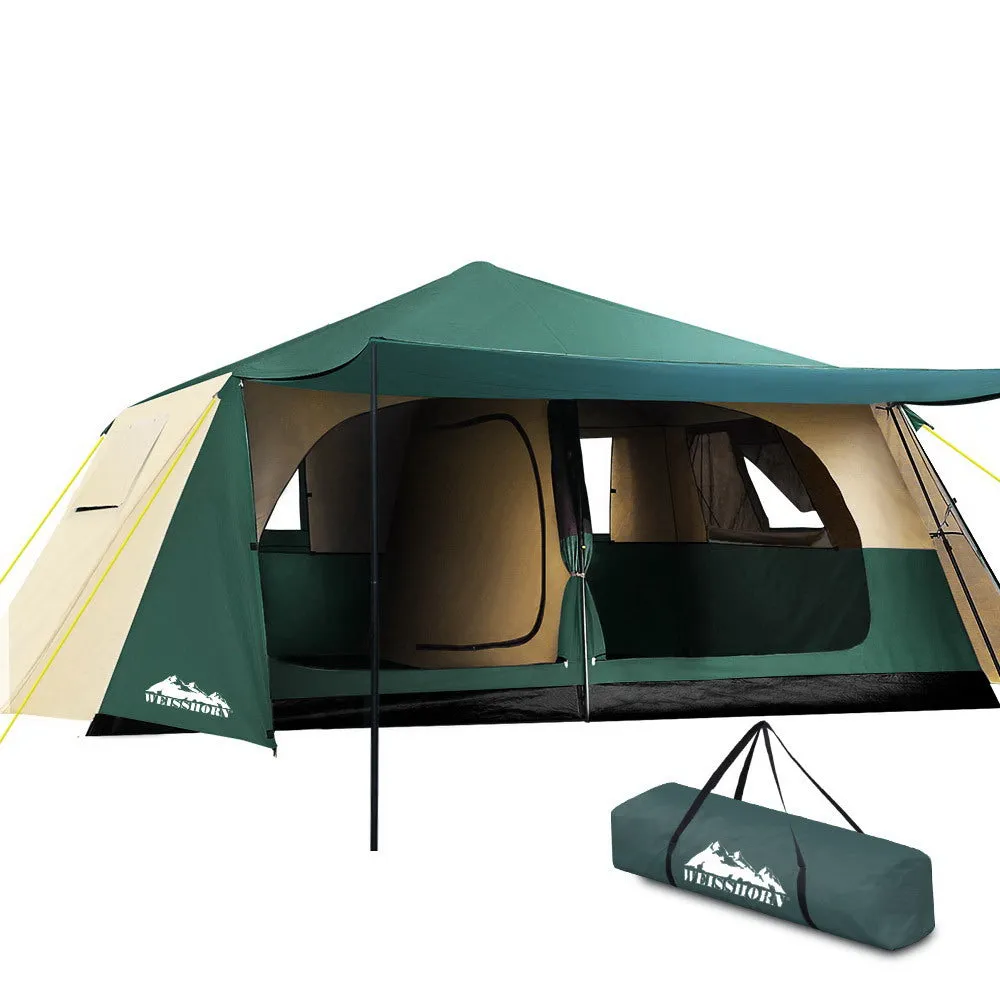 Weisshorn Instant Up Camping Tent 8 Person Pop up Tents Family Hiking Dome Camp-NT_Rural