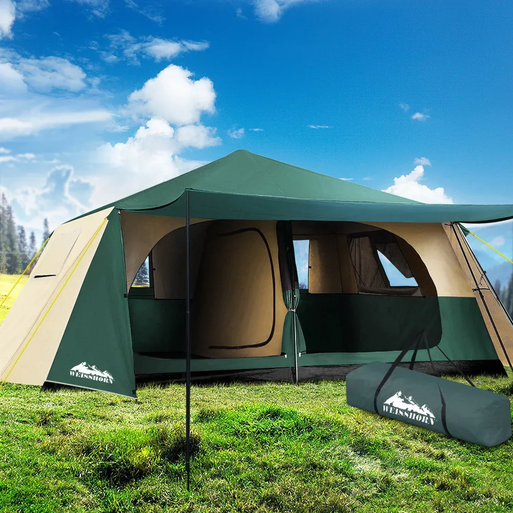 Weisshorn Instant Up Camping Tent 8 Person Pop up Tents Family Hiking Dome Camp-NT_Rural