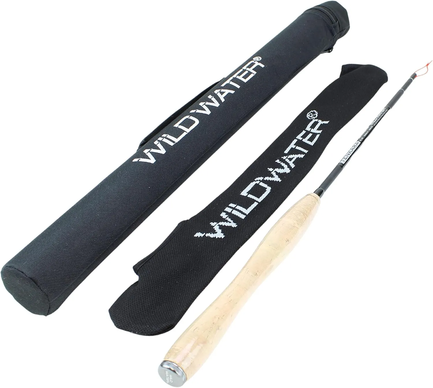 Wild Water Fly Fishing Tenkara Rod, Hard Tube Rod Case with Knitted Rod Sock