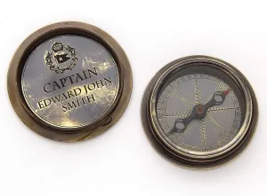 Windlass Authentic Replica Vintage RMS Titanic Portable Brass Compass Nautical Collectible Memorabilia Gift