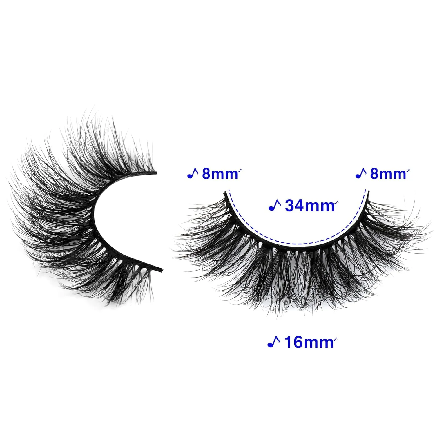 wiwoseo False Eyelashes Magnetic Eyelashes Magnetic Lashes without Glue or Eyeliner Magnetic Lashes Natural Look