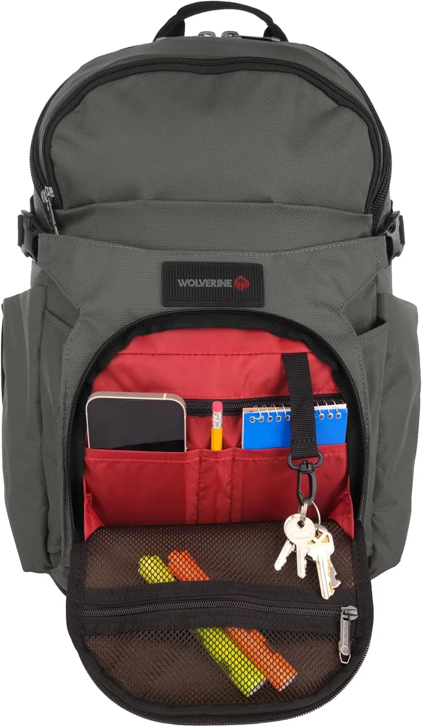 WOLVERINE unisex adult Wolverine 33l - Gunmetal Cargo Pro Backpack, Gunmetal, One Size US