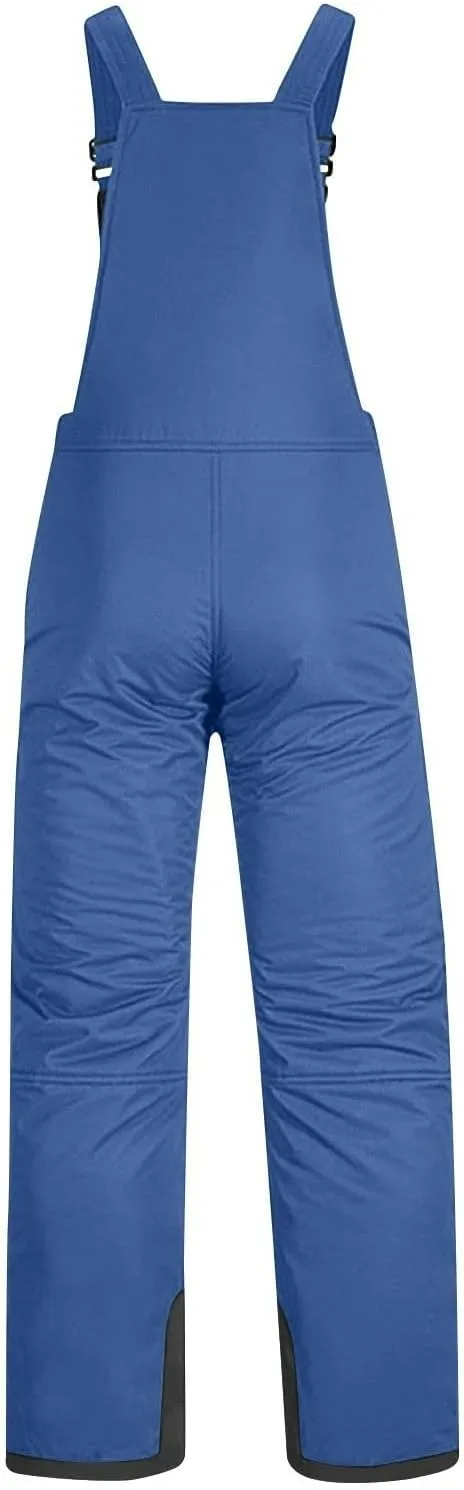 Women's Insulated Waterproof Ski Bib Overalls Snowboarding Pants Overalls Adjustable Shoulder Strap Jumpsuits