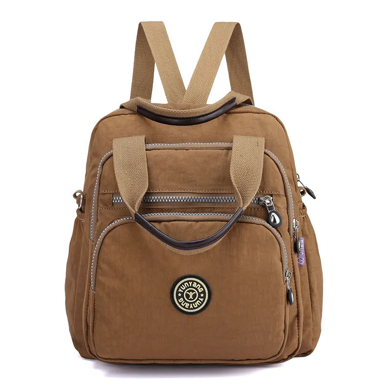 Women's Nylon Mummy Portable Large Capacity Stylish Backpacks