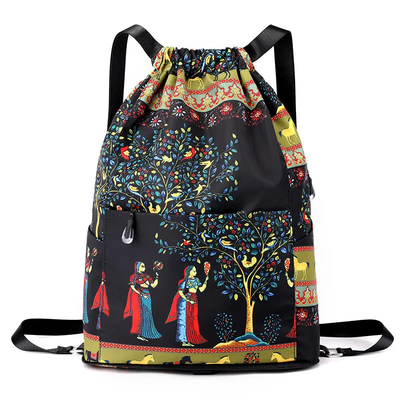 Women's Oxford Cloth Korean Style Fashion Trend Backpacks