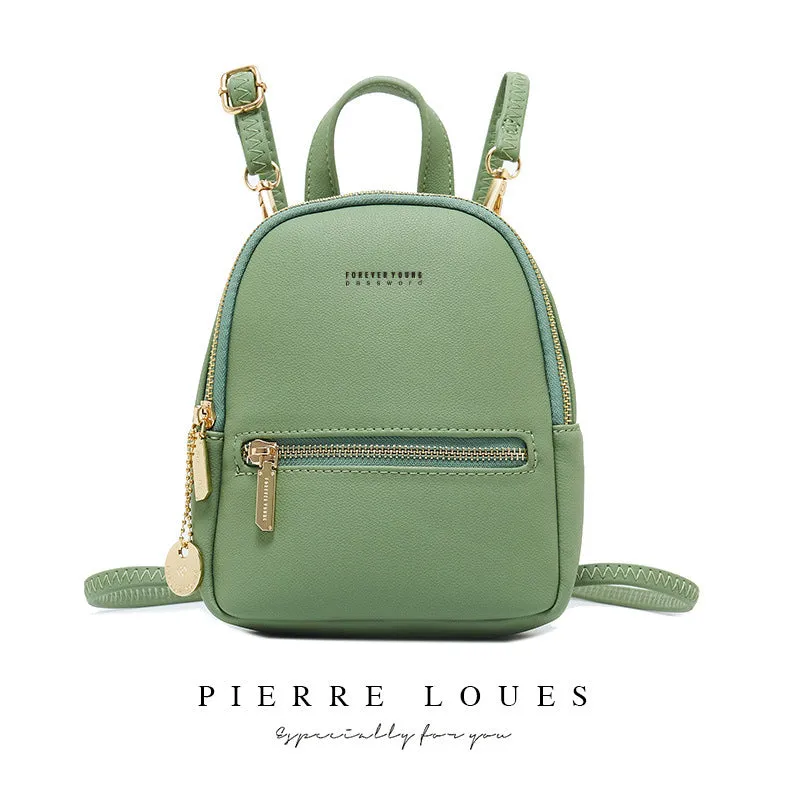 Women's Pierre Korean Fashion Large Capacity Simple Backpacks
