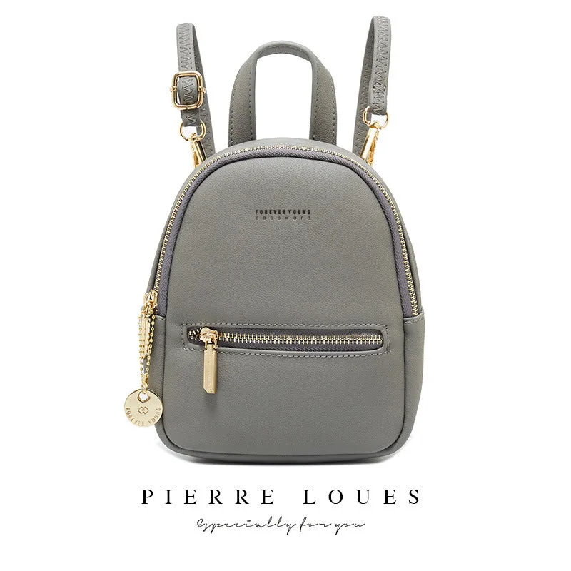 Women's Pierre Korean Fashion Large Capacity Simple Backpacks