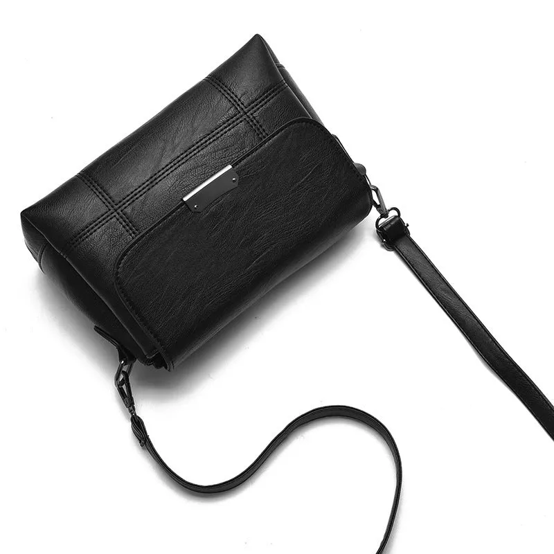 Women's Soft Leather Lady Mom Large Capacity Shoulder Bags