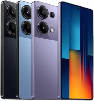 Xiaomi Poco M6 Pro 4G Lte Gsm (for Tmobile Mint Tello Global) (256Gb   8Gb) 64Mp Triple Camera 6.67 Octa Core Unlocked (Purple Global)