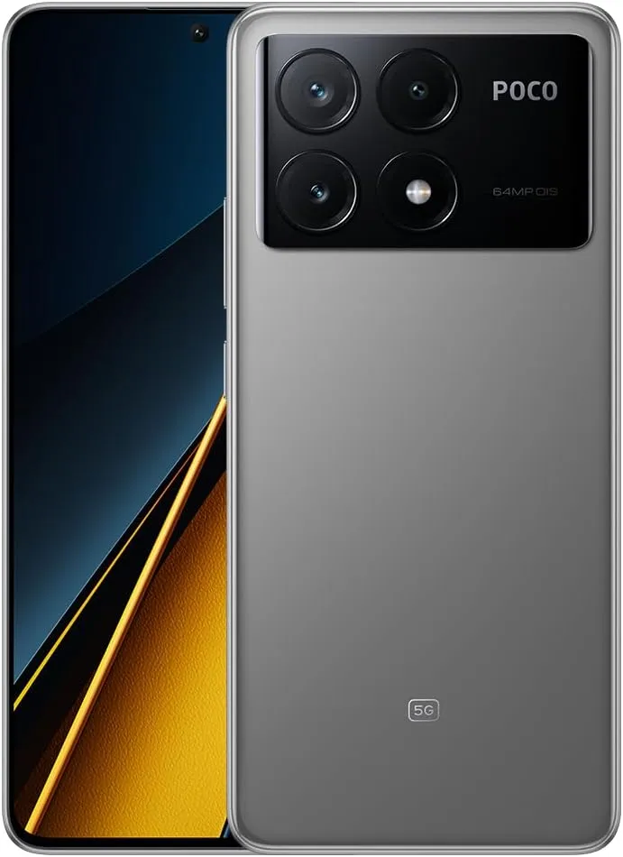 Xiaomi Poco X6 Pro 5G Global Unlocked (512GB   12GB) GSM 6.67" 64MP Triple Camera (for Tmobile Mint Tello Global) (Gray)