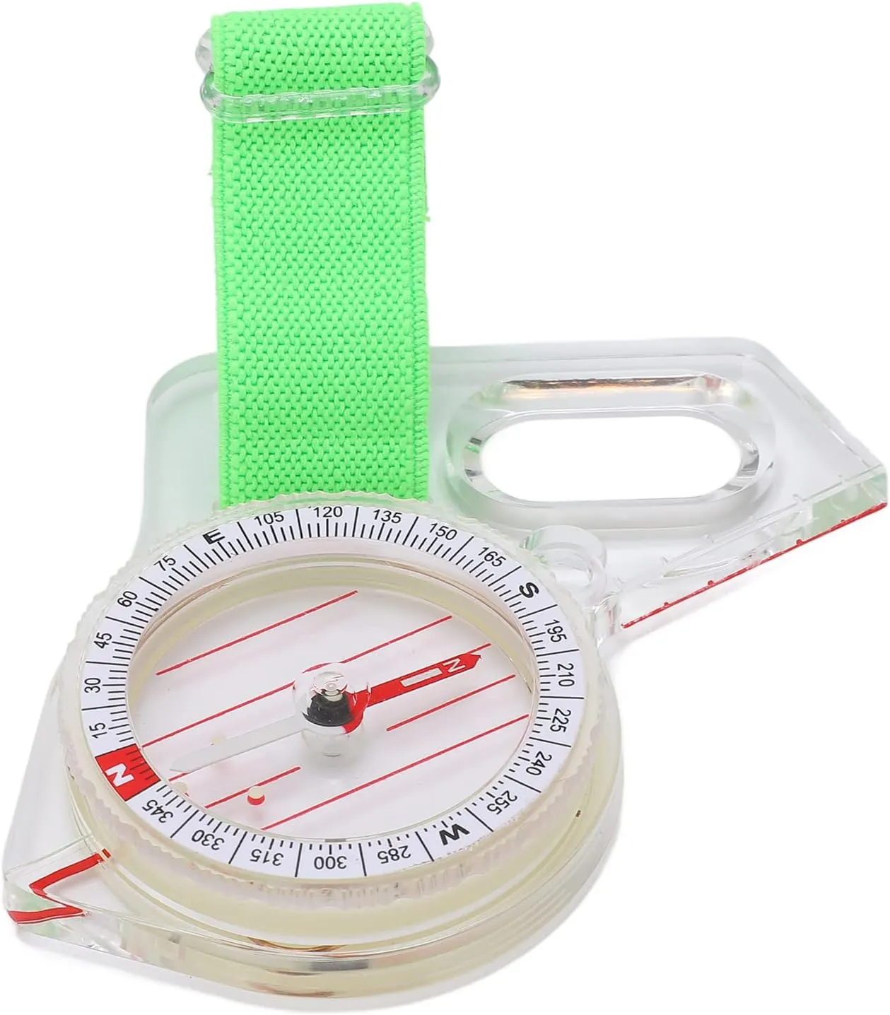ZJchao Compass, Compasses Acrylic with Luminous Display Compass Hiking Survival for Navigation