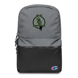 Zombie Parrot Embroidered Champion Backpack